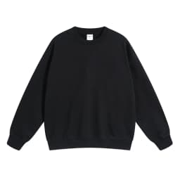 ZODF 2024 Autumn Winter Men's Basic O-Neck Sweatshirt Unisex Loose Solid 430gsm Terry Pullovers Streetwears HY0910