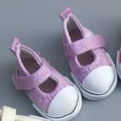 5 Cm Doll Shoes Denim Canvas Mini Toy Shoes1/6 Bjd Sneackers Boots for Russian Diy Handmade Doll