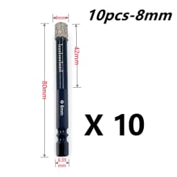 5-16mm Hexagonal Shank Brazed Dry Ceramic Tile Drill Bit Marble Granite Vitrified Tile Hole Opener Diamond Drill Bit Hole Saw