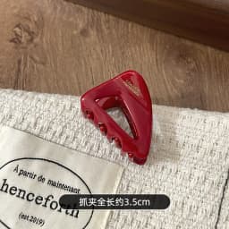 Women's Small Triangular Acetic Acid Hair Clip - Delicate Hair Accessories