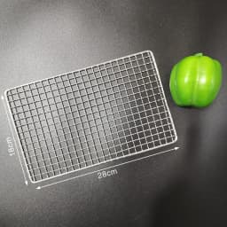 Stainless Steel 304 Food Grade 15-70CM Rectangle BBQ Barbecue Grill Wire Grid Mesh Net