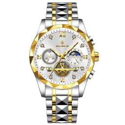 LIGE Automatic Watch for Men Top Original Luxury Skeleton Flywheel Mechanical Wristwatches Classic Calendar Business Man Watch