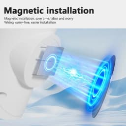 LED Night Lights Motion Sensor RGB Ambient Light Magnetic USB Rechargeable Party Corridor Closets Double-head Sunset Wall Lamp