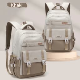 Large Capacity Backpack, 2025 New College Style Women's Casual Backpack, Waterproof Campus Backpack