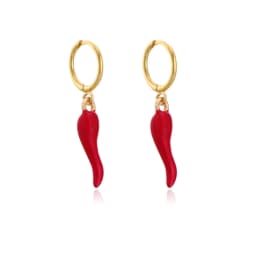 Papaya Enamel Fruit Pendant Dangle Earrings Summer Collection INS Personality Creative Fruit Charm Earrings Jewelry Gift 2025