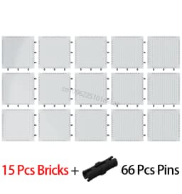 Wholesale 16X16 Pixel Art Building Blocks Bottom Plate 65803 Bricks Baseplate Part Compatible 31212 21333 98138 Pixel Toys Gifts