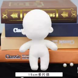 10-40cm Diy Doll Voxel Body Hand Made Nude Humanoid Doll Cut No Skeleton Non Attribute Plush Doll Desktop Decoration Toys Gifts