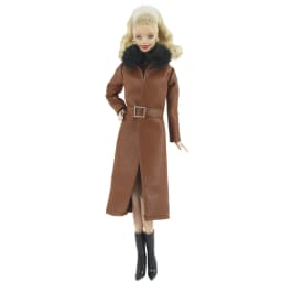 Handmade BABI CLOTHES Leather Fur Clothes Outfit for 11.5 inch 30cm Doll bjd clothes Many Style Gifts for doll accessories