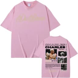 Charles Oliveira Do Bronx Print T-shirts Men Women Fashion Vintage Classic T Shirt High Quality Cotton Casual T-shirt Streetwear