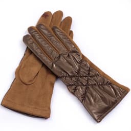 Women Gloves Down Cotton Keep Warm Winter Female Waterproof Thermal Fleece Lined Touch Screen Non-slip Riding Motorbike