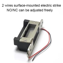 Original DC12V Stainless Steel Sturdiness Narrow Frame Fail-Secure ANSI Standard Electric Strike Lock Electronic Door Lock