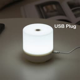 Table Lamp Bedside Lamp Touch Switch USB Plug-in Use 3 Modes Dimming Desk Lamp Eye Protection Small Night Light Kids Book Lamp