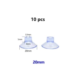 20/30/40mm Suction Cup with Holes Sucker for Flag Balloon Cat Toy Suction Cup PVC Sucker Pads for Glass Decor Wedding Car