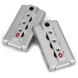 2Pcs Luggage Customs Locks TSA007 Authentication Security Lock Suitcase Replacement Password Lock for 3 Digit Self-Setting Lock