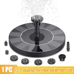 New Mini Solar Water Fountain Pool Pond Waterfall Fountain Garden Supplies Decoration Outdoor Solar Powered Fountain Bird Baths