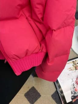 Elegant Pink Short Cotton Jacket Women's plus Size Bread Coat Winter New Style Commute Straight Tube Long Sleeve Zipper Pure ...