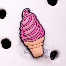 1Pc 3D Sweet Dessert Clog Charms Candy Kawaii Cute Yummy Bakery Icecream Waffle Cupcake Trendy Hole Shoes Accessories Decor Gift