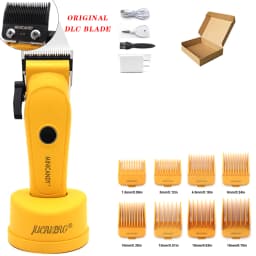 JUCAI Mini Candy Professional Hair Clipper for Men 7200RPM Brushless Motor Phantecho DLCBlade Base Charger Haircut Machine