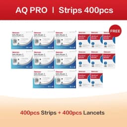 Sannuo Sinocare Blood Glucose Test Trips and Lancets for Safe AQ Pro Ⅰ 50/100/200/300/400pcs