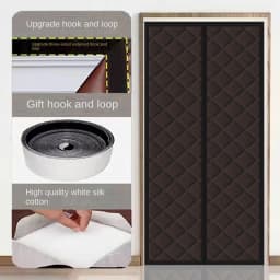 Autumn and Winter Self absorbing Cotton Home Thickened Door Curtains Thermal insulation Partition Curtains Winter Cold Curtains