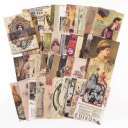 100 pcs Vintage material Diary Album background paper DIY decoration colored paper Scrapbooking Junk Journal Stationery Supplies
