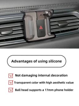 For Mazda CX-5 2017 2018-2024 Car Phone Mount For Wireless Charger Special Mobile Phone Holder Fixed Stand Magsafe Accessories