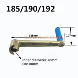 1pcs Diesel Engine Crank Starter Handle for Air-cooled Water-cooled Single-cylinder Diesel Engine Hand Starting Model Handle