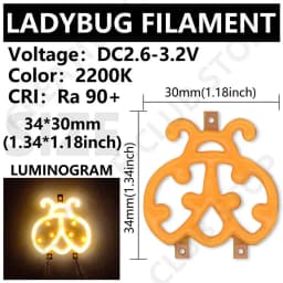 LED Flexible Filament 3V for LED Incandescent Lamp Christmas Tree Lights Party Home Party Christmas Decorations Accessories DIY