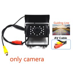 Vehicle Car Rear View Truck Camera Parking Front Reverse Backup Camera RC Infrared IR CCD HD for School Bus Trailer Pickups RV
