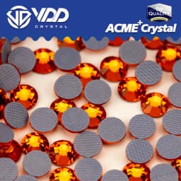 VDD Multi-color ACME+Series Top Quality Glass Hot-Fix Rhinestones Crystal AB Flatback Glitter Strass Stones For Fabric Garment