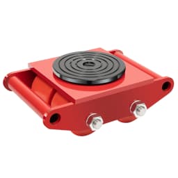 6T Heavy Duty Machinery Mover 360° Rotation Cap Cargo Trolley Machine Transport Roller Cart Industrial Dolly Skate Handling Tool