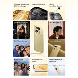 realme 16 Pro 5G Smartphone NFC 200MP Camera 7000mAh Battery 80W Charge 6.78" 144Hz 6500nit AMOLED Display IP69 Pro NFC