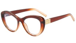 Personalized Cat-Eye Large Frame Anti-Blue Light Glasses New Light Luxury Casual Glasses Frame Fashionable Women's Glasses Frame