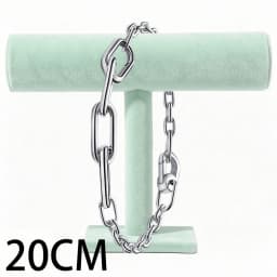 2026 New 925 Silver Women's Classic Logo Heart Shaped ME Chain Link Open Loop Bracelet Display Tool Exquisite DIY Charm Jewelry