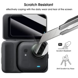 Screen Protector for Insta360 GO Ultra Action Camera Protective Tempered Glass with Lens TPU Film for Insta GO Ultra Accessories