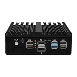 Fanless Firewall Mini PC Intel N150 Celeron 7305 J6412 N5105 4xIntel I226-V 2.5G LAN Solid Industrial Computer OPNsense Server