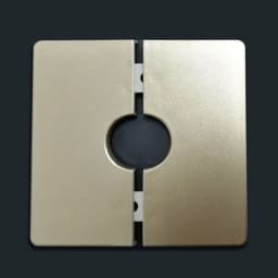 1 Pc Wall Split Flange Square Escutcheon Plate Water Pipe Wall Covers Reserved Drill Hole Panel Decor for Wires Faucets Pipes