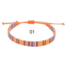 Woven Ethnic Nepal Bracelet Boho Women Men Fabric Thread Rope Hand Wrist Strap Weave Braid Wristband Luck Friendship Knot Bangle