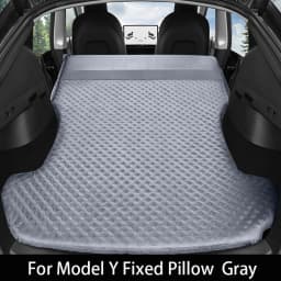 For Tesla Model 3 Model Y / YL 2026-2017 Inflatable Air Mattress Outdoor Camping Inflatable Special Suede Fabric Car Travel Bed