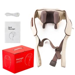 20W Wireless Trapezius Massager Neck And Shoulder Kneading Massager Neck And Back Massager Shawl Neck Cervical masajeador