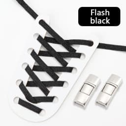 Rainbow Elastic Shoelaces Sneakers Press Lock Shoe laces without ties Kids Adult Flats No Tie Laces Glitter Shoes Accessories