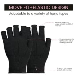 1 Pair Men's and Women's Multifunctional Half Finger Gloves Wear Resistant Knitted Wrist Protection Gloves