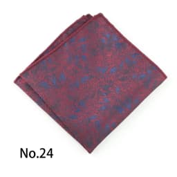 2026 New Paisley Floral Pocket Square Mens Polyester Jacquard Handkercheif Casual Fashion Wedding Shirt Suit Accessories Hanky