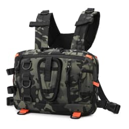 Fishing Tactical Chest Bag Camping Hiking Backpack Front Chest Vest Bags Lure Fishing Tackle Bag Fanny Pack Men Climbing Bag