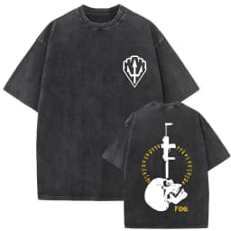 Forward Observations Group Vintage Washed T-shirt Skeleton Graphic T Shirts Men Women Fashion Oversized T-shirts Male Streetwear