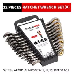 Automatic Dual-Purpose Open Fast Wheel Small Ratchet Plastic Clip Set for Fast Wheel Wrench