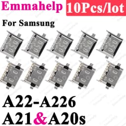 10pcs USB Charging Port Connector for SamSung Galaxy S25 S24 S23 S22Plus S26 Ultra S21 FE A10s A51 A52 A54 A72 A73