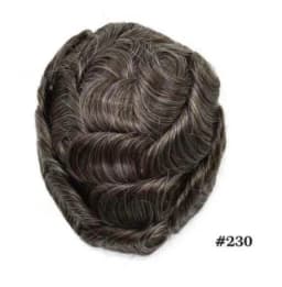 Men's Capillary Prothesis Lace PU Toupee Men Wigs For Men Wig Soft Male Hair Prosthesis 100% Human Hair System Natural Hairpiece
