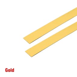 5M Gold Wall Sticker Strip Stainless Steel Flat Self Adhesive Living Room Decoration Mirrors for Home Wall Edge Strip