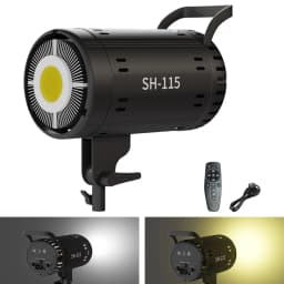 Bowens Video Studio Kit 135W Photography Light Kit LED Lamp Flash Studio New Year Lighting 3000-6000K 3 Color